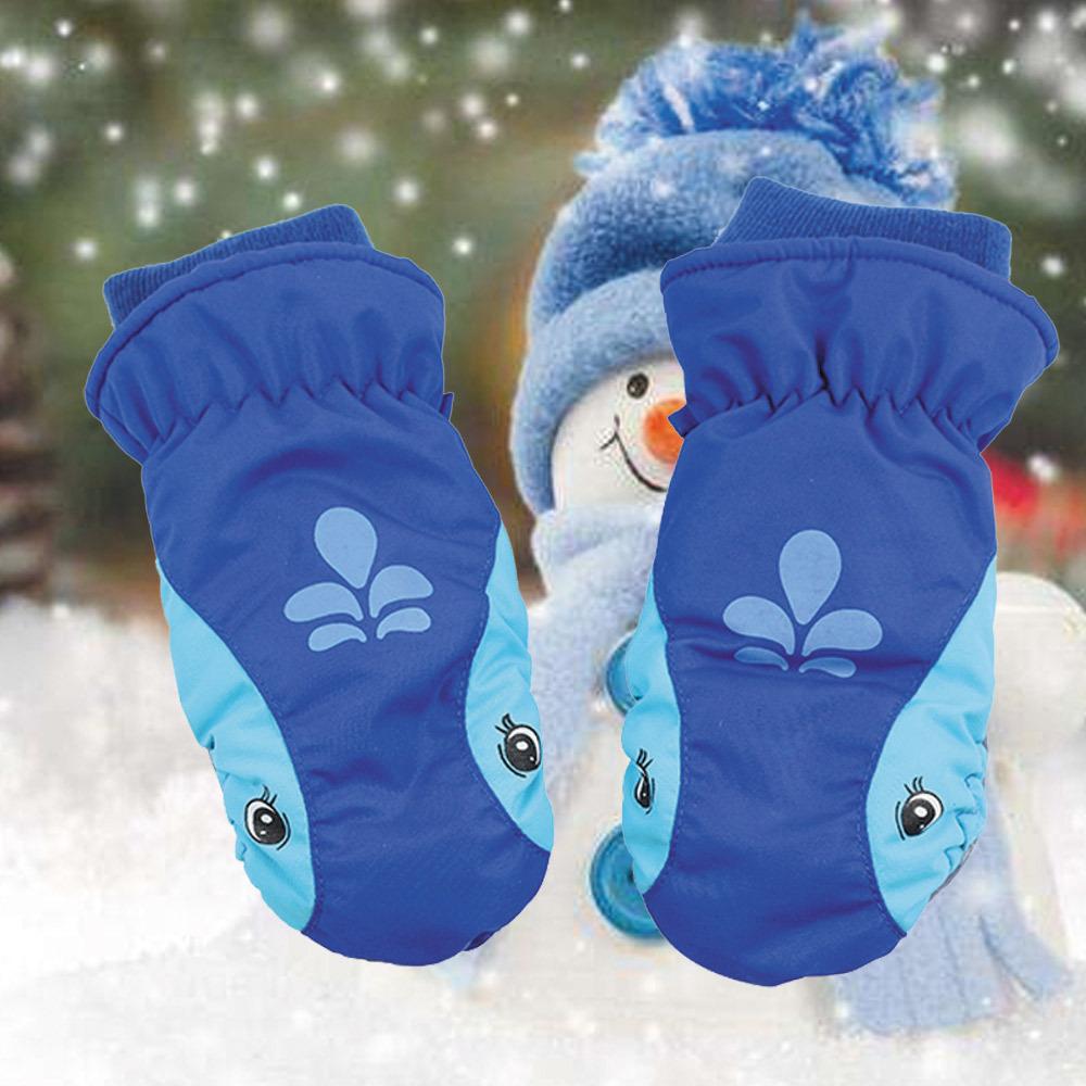 

Детские лыжные перчатки для среднего и старшего возраста на зиму синий