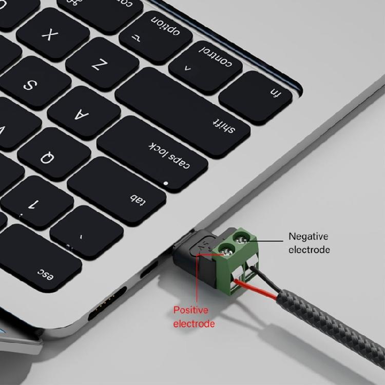 Doppelzweck Micro-USB zu 2-Pin Klemmenstecker 5V3A Ladeadapter für Heimelektronik Spielzeug-Ladeadapter