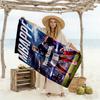 Mbappe Personalized Text Beach Towel Super Soft & Absorbent Suitable for Sports Travel Swimming Yoga Bathroom Beach And Pool