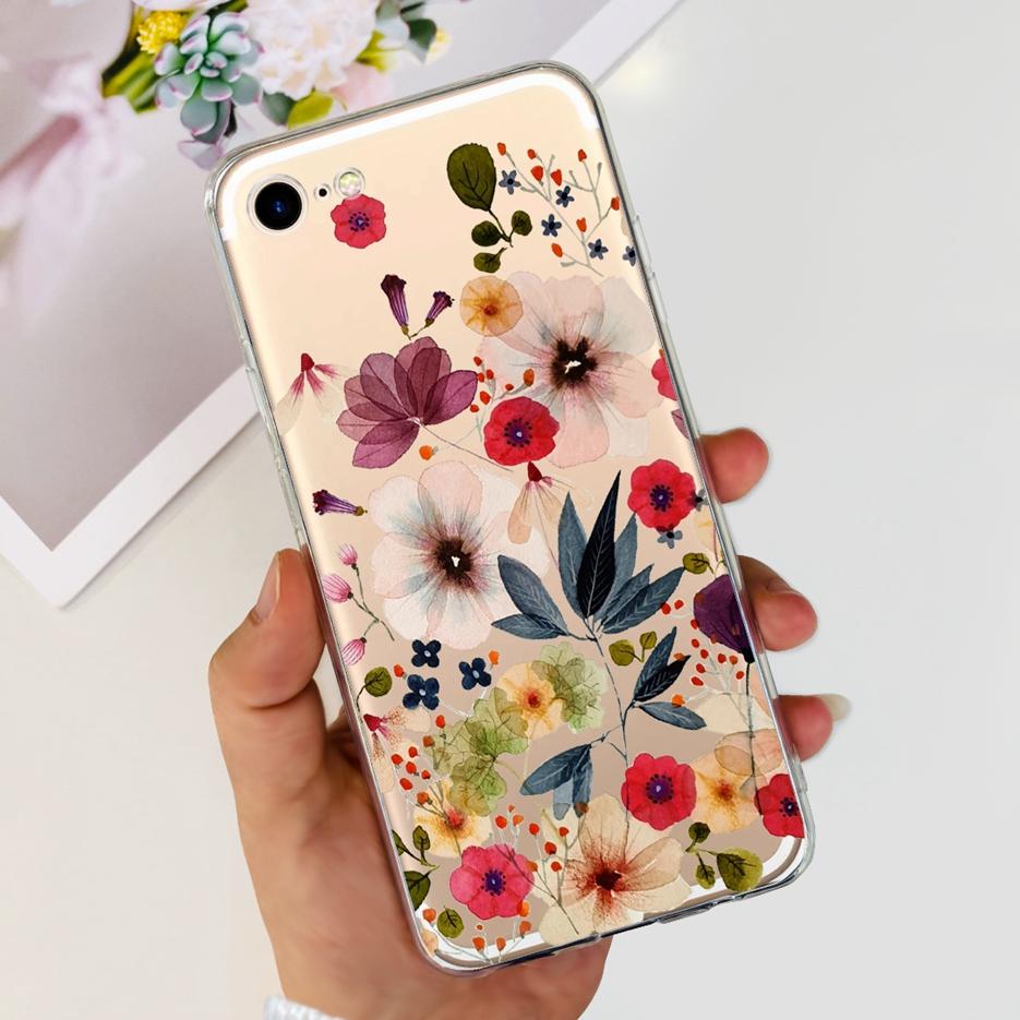 For Apple iPhone SE 2020 Case Stylish Painted Cover Soft Silicone Phone Case For iPHone SE 2022 iPhoneSE 2020 Back Covers Bumper