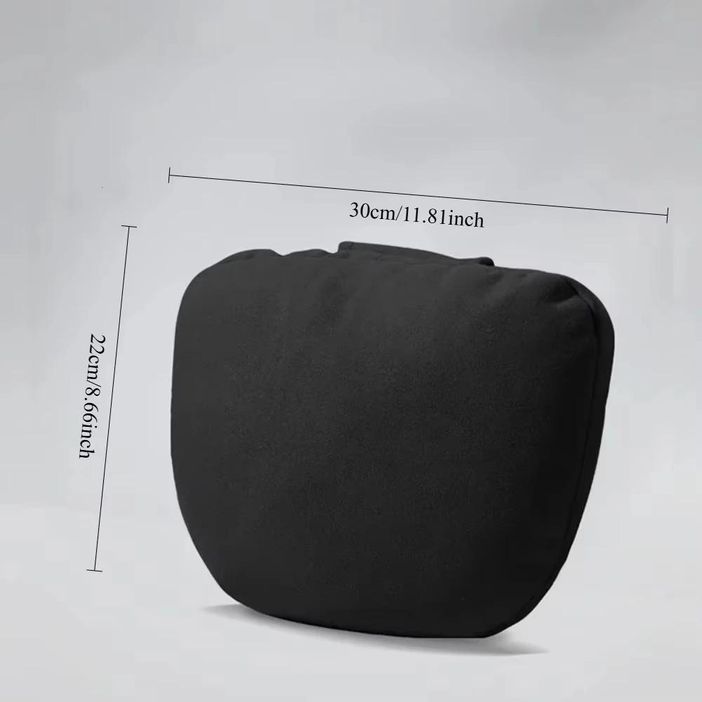 1Pcs Black Car Pillow S Class Soft Universal Adjustable Car Pillow Neck Rest Cushion High Quality Car Headrest Neck Support Seat