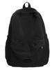 Minimalist Solid Color Backpack For Women And Men With Durable Nylon Material Suitable For Casual Travel And School Use