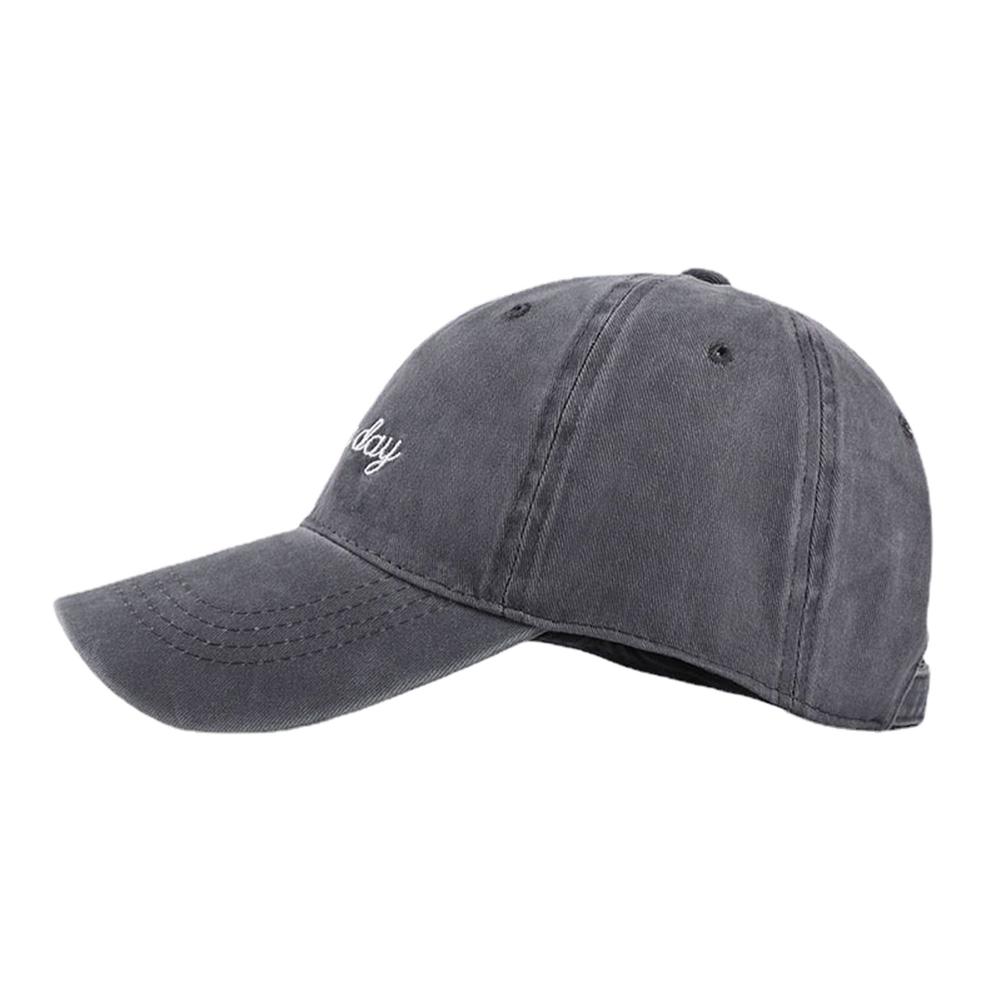 Baseball Cotton Wash Stitching Stitched Embroidered Alphabet Day Hair Bad Fashionable Trendy Caps Hip Hop Urban Street Style Outdoor Adjustable Trendy