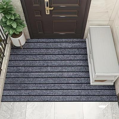 Striped Anti-slip Waterproof Door Mat Durable Dustproof Outdoor Entrance Mat Easy To Clean Can Be Cut Design Seven