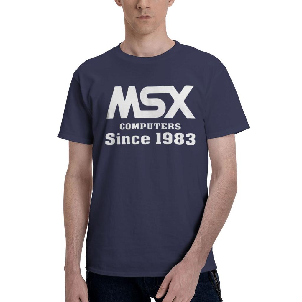 MSX Computer Since 1983 100 Cotton Casual Breathable Confortable Man Funny Mens TShirt Mens Tops