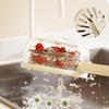 Vegetable Washing Basin Drain Bowl Storage Box Multifunctional Fruit Washing Basket  for Household