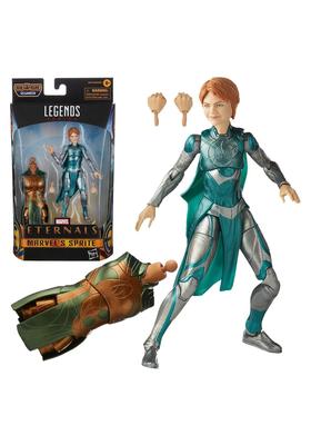 Hasbro Marvel Legends Series EternalsSprite 6-inch Action Figure F0551, Authentic, with Build-A-Figure Parts