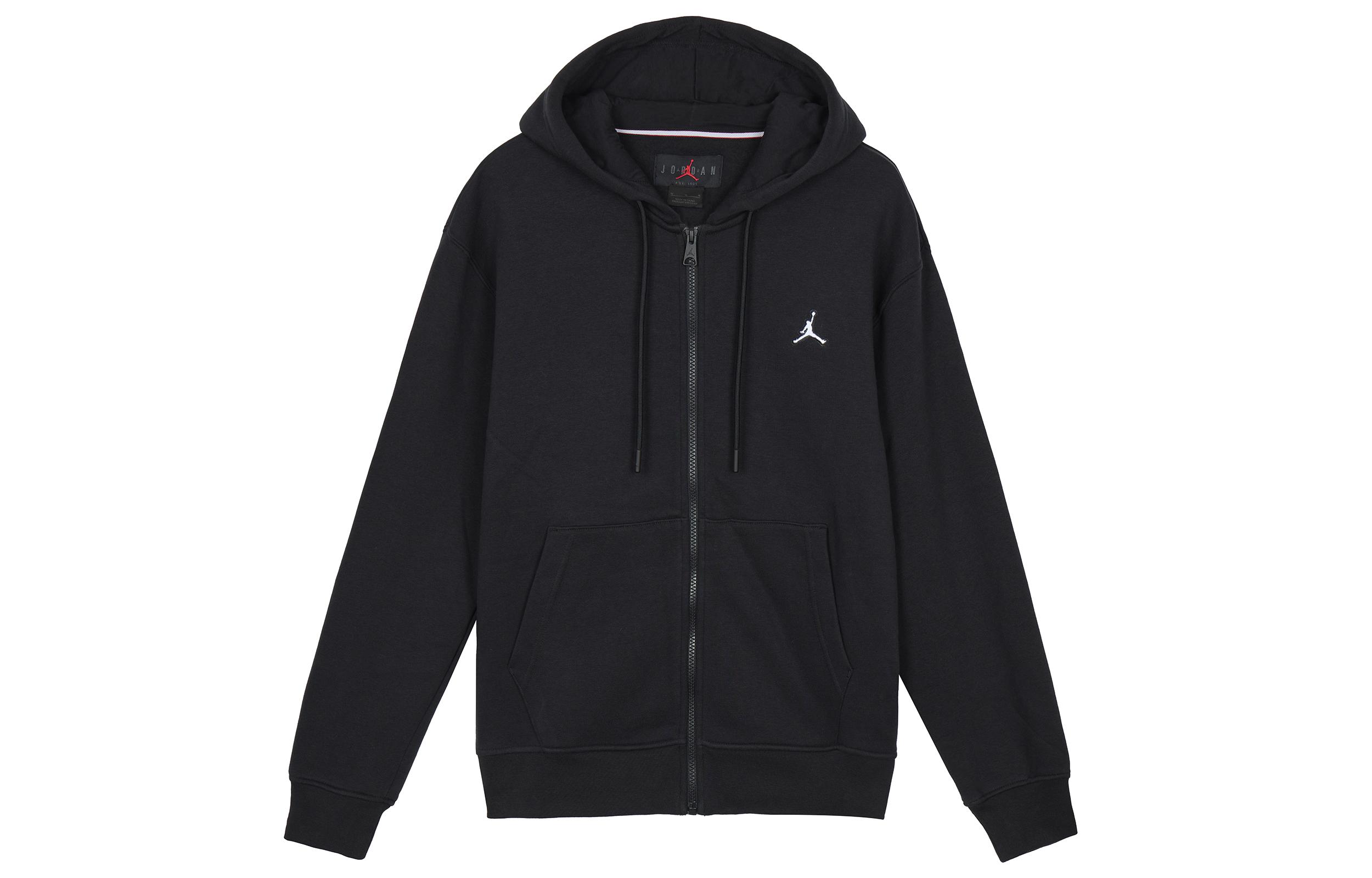 Jordan MJ ESS FLC FZ Sweatshirt Men s Black DQ7351-010 M