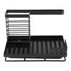 A96I-Sink Organiser Sink Caddy Kitchen Stainless Steel Storage & Organisation Sponge Holder With Drip Tray, Kitchen Aid