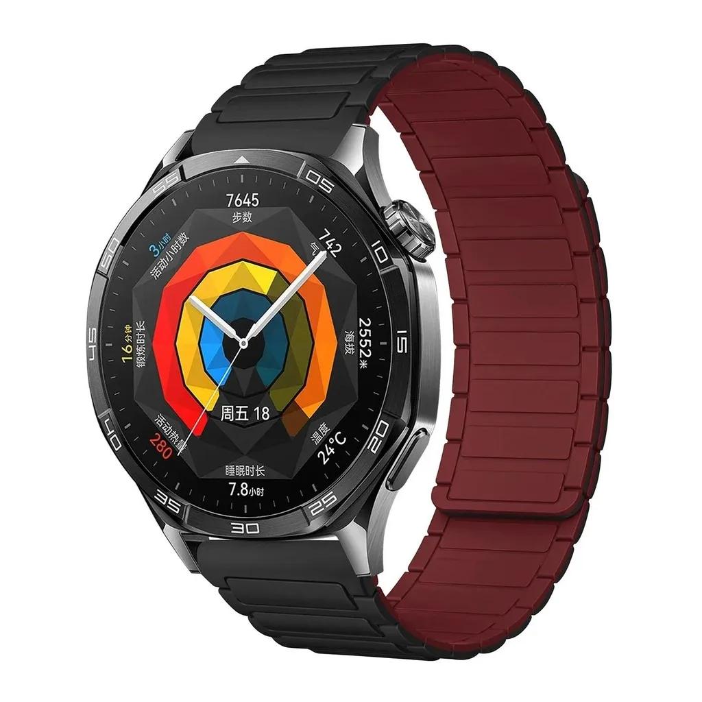 18mm 20mm 22mm Magnetic Band For Huawei Watch GT5/4/3Pro 46mm 4/3Pro Soft Silicone Loop Strap For Amazfit Balance GTR 4/3/2 47mm