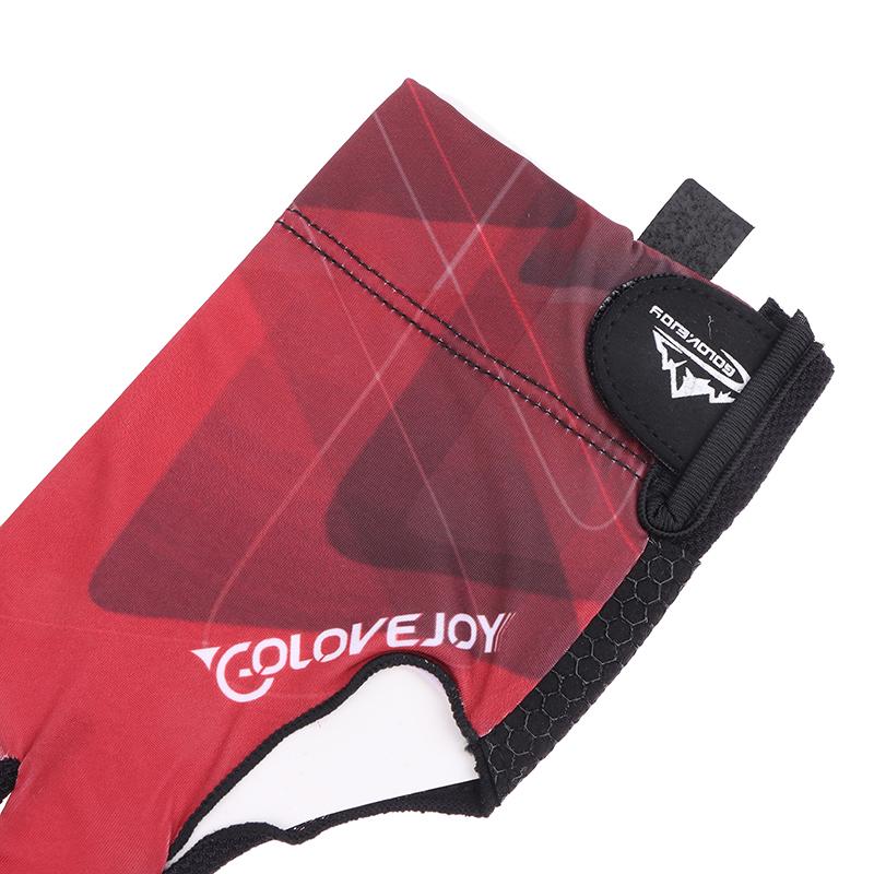 Billiards Glove Left Hand Three Finger Snooker Billiard Glove Non Slip Stickers Elasticity Billiard Training Gloves Accessories