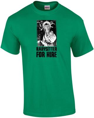 Babysitter For Hire - David Bowie - Labyrinth 80's T-Shirt