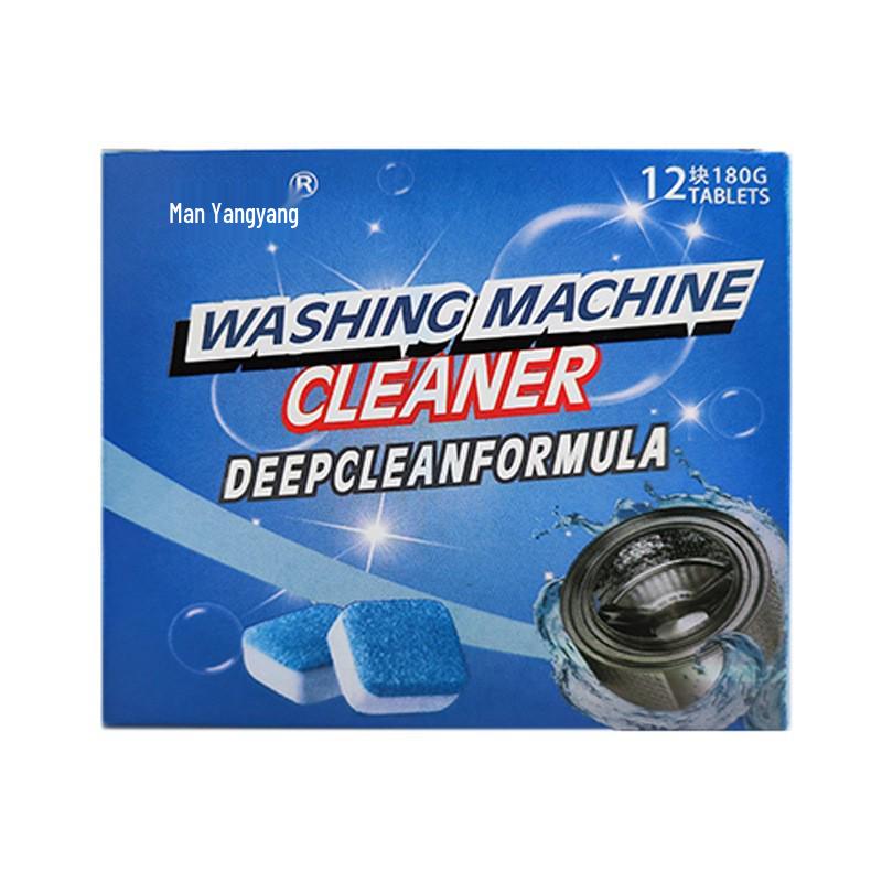 Effervescent Washing Machine Tub Cleaner Tablets for Front & Top Load - Stain and Odor Remover