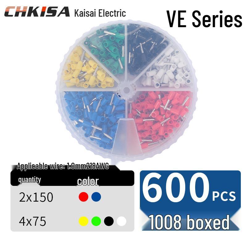 Tubular Wiring Terminal Crimper with Storage Box for Quick Cold-Pressed Wire Terminals