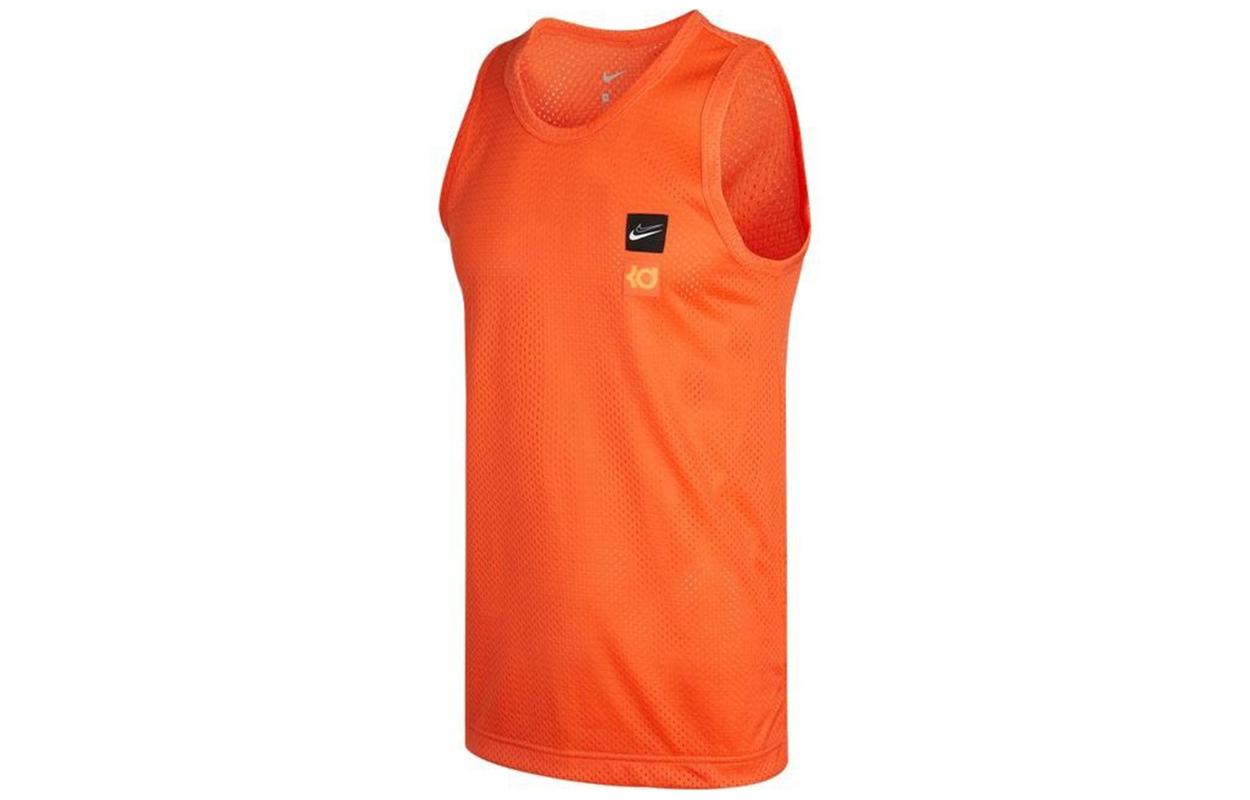 Nike Tank Tops Men s Orange Crew Neck Moderate Straight Fit CV2408-842 M