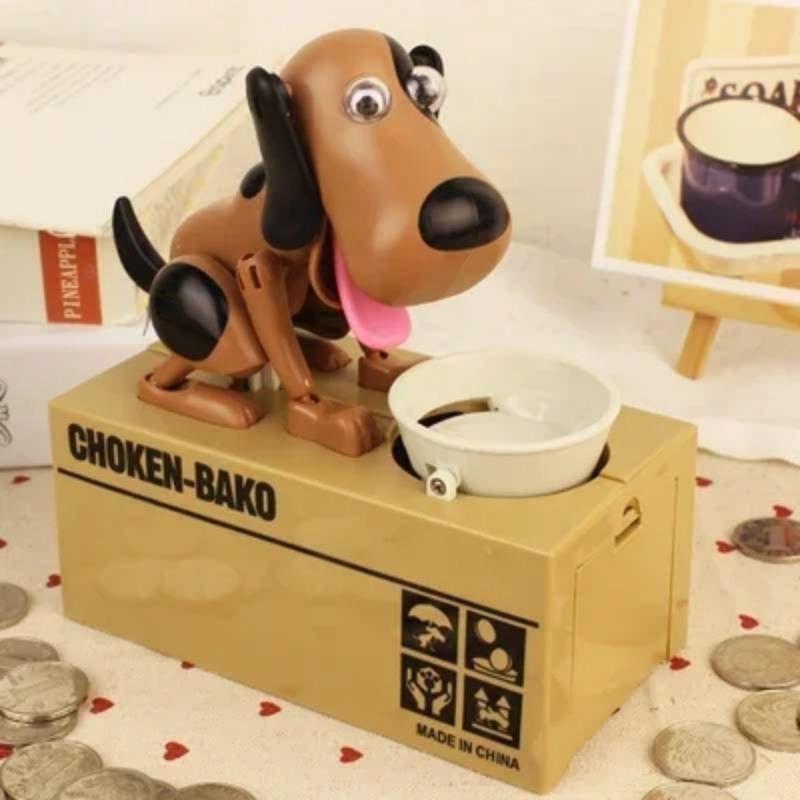 Automated Dog Steal Money Box Piggy Bank Coin Bank For Christmas Gift Kids Birthday Gift  Money Bank