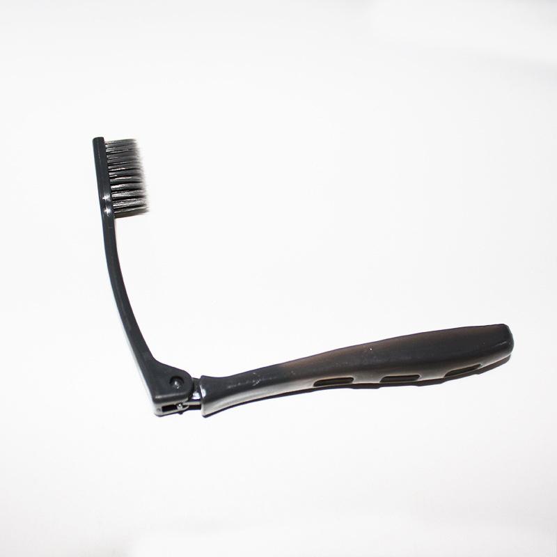 

Minimalist Style Individually Packaged Foldable Bamboo Charcoal Soft Bristle Toothbrush 1pc чёрный