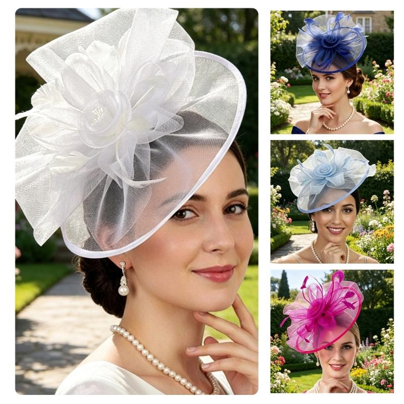 Delicaat Tule Sluier Hoofddeksel Fascinator Hoofdband Voor Bruiloften Feesten En Speciale Gelegenheden Meerdere Stijlvolle Kleuren