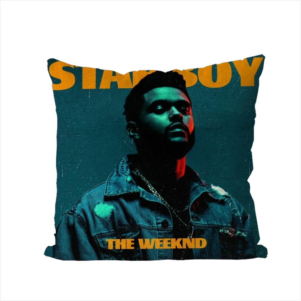 Singer The Weeknd Pillow Case For Car Sofa Decorative Home Doublesided Print Plush Square Throw Pillow Cushion Cover