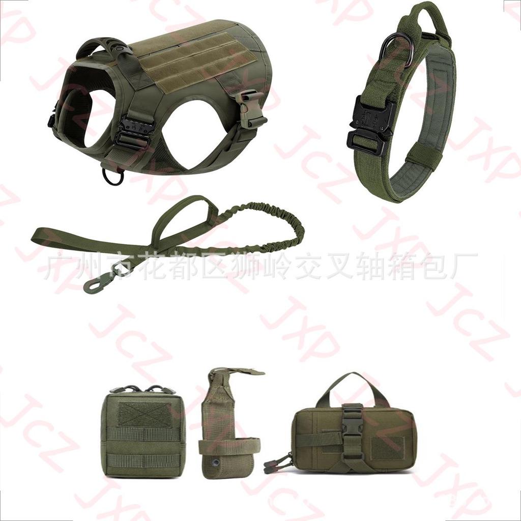 Taktische Hochleistungs-Hundeweste mit Schnellverschluss für mittelgroße bis große Hunde - Ideal für Training und Outdoor-Einsatz