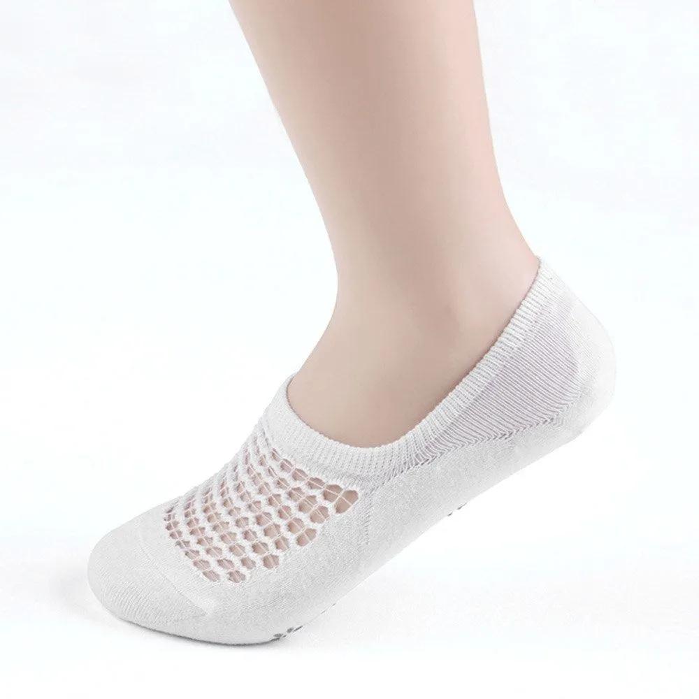 [Arnold Palmer] AP6412 Arnold Palmer Non-slip Women s Mesh Overshoes (5 Pairs) White-5 pairs Free