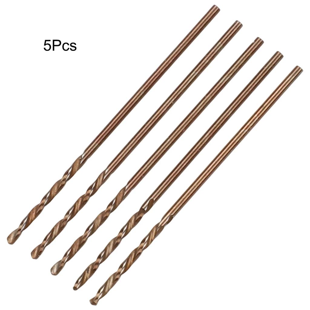 For Demanding Jobs M35 Drill Bits Metal Drill Bits Set Versatile Use 5% Cobalt High Performance Reduces Wandering