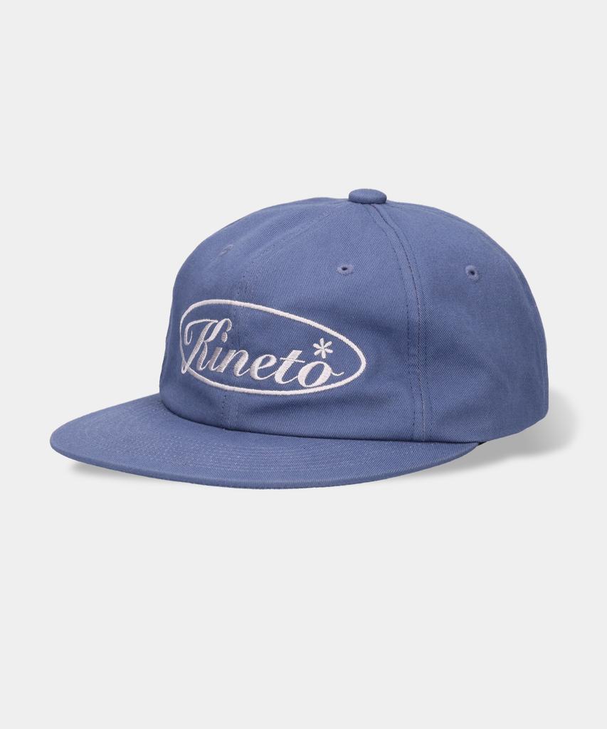 KINETO Oval Classic Logo Ball Cap_Gray Blue