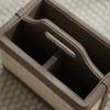 AhunderJiaz Light Luxury Multifunctional Leather Storage Box Remote Control Box Handle for Living Room Home Storage Ornaments