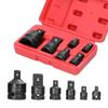 6pcs Impact Socket Adapter Reducer Set 1/4" 3/8" 1/2" 3/4" Socket Convertor Wrenches for Driver Ratchet Conversions