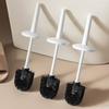 Soft Bristle Toilet Brush With Base Long Handle Toilet Brush Set Toilet Scrubber  Deep Cleaning