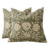pc Boho Block Print Floral Pillow Cover D DoubleSided Print Polyester Cushion Case for Home Car Interior Farmhouse Sofa Bedro