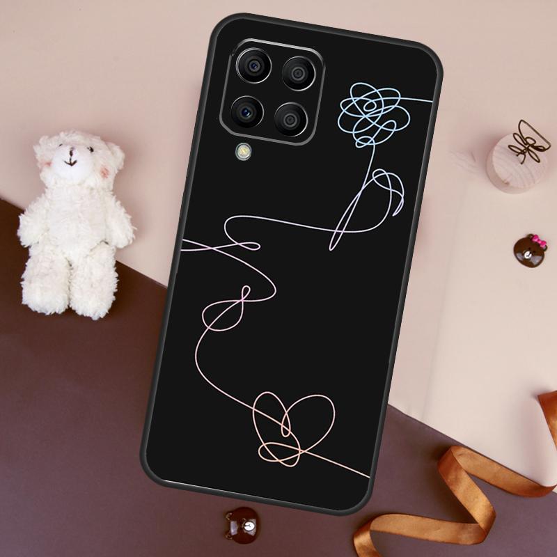 Love Yourself Flower Kpop Case For Samsung Galaxy M11 M31 M21 M53 M13 M32 M52 M15 M35 M55 M14 M34 M54 M06 M16 M36 M56
