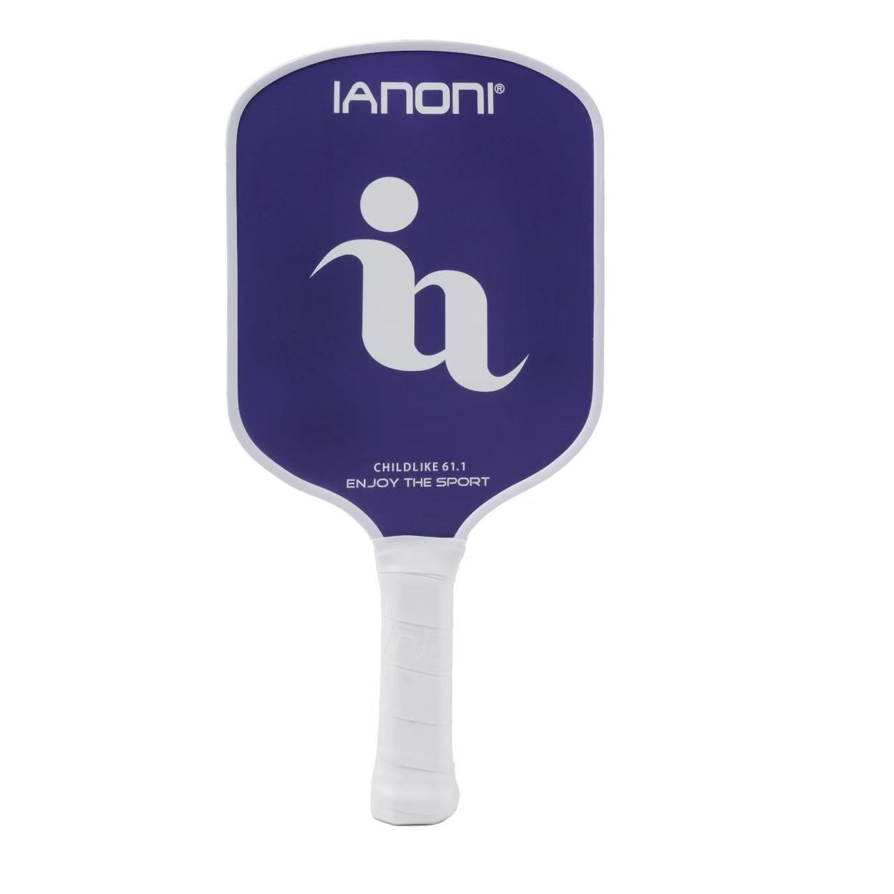 IANONI Carbon Fiber Thermoformed Pickleball Paddle 14inch Length 5.6oz Weight 14mm Fiberglass Sports Equipment Games