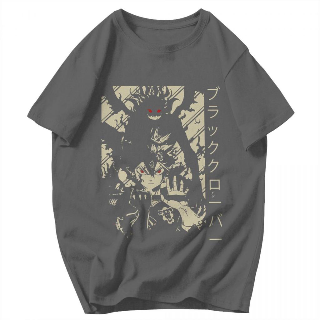 Men T Shirt Asta Black Clover Anime Manga Gifts Y2K Graphic Quality Unisex Tops T Shirts