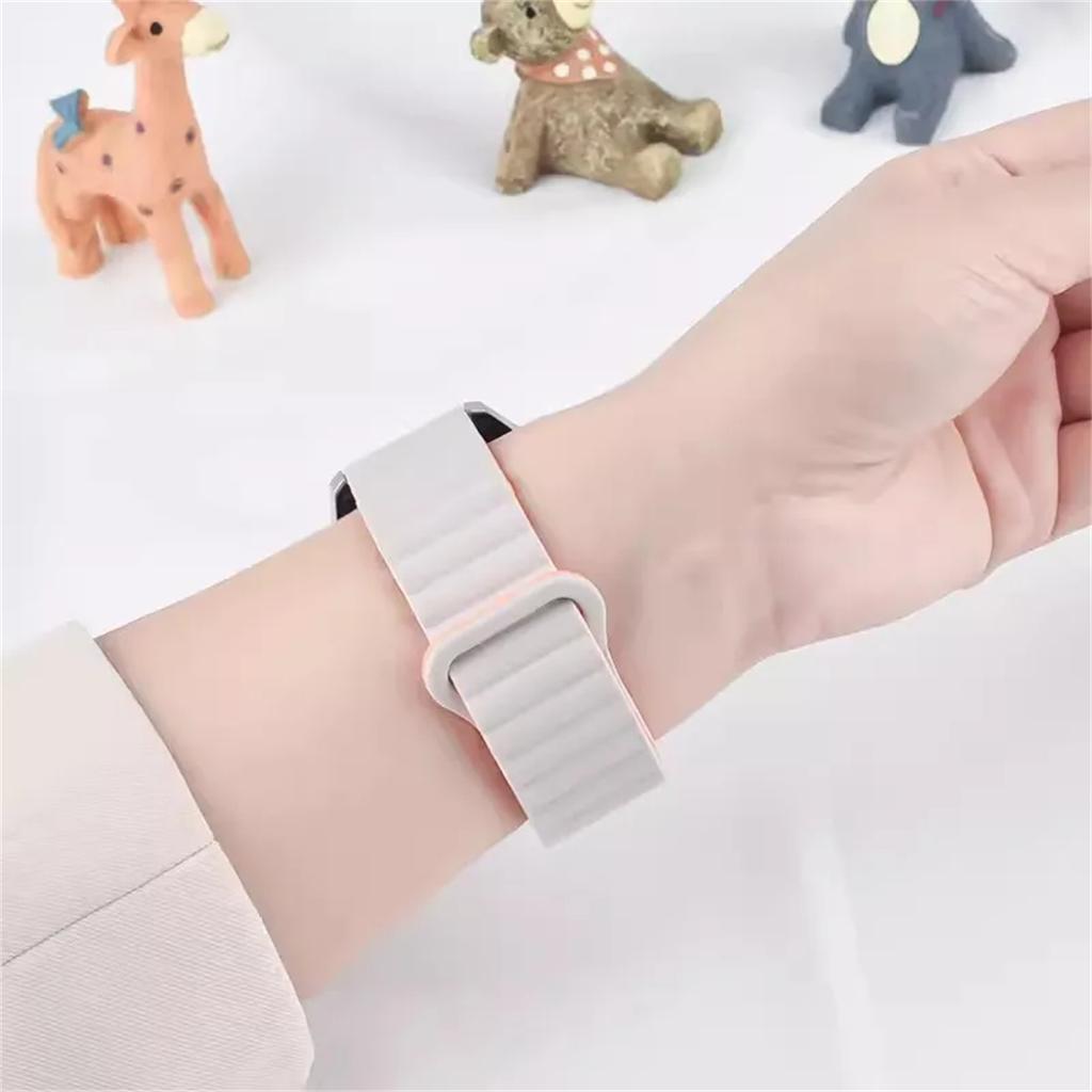 18mm 20mm 22mm Silikonowy magnetyczny pasek pętli do Samsung Galaxy Watch 6 5 Pro 4 Active 2 40mm 44mm S3 Amazfit Bip HUAWEI Watch GT 4 46mm Honor Bransoleta