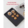 Rectangle Baking Pan Cookie Biscuit Pastry Stainless Steel Baking Oven Tray with Non-Stick Coating for Home and Professional Use