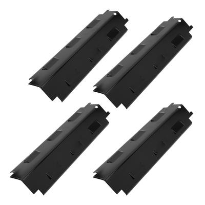 4pcs Stainless Steel BBQ Heat Plates, Burner Grill Shielding Tent for Charbroil, Portable Barbecue Spare Parts
