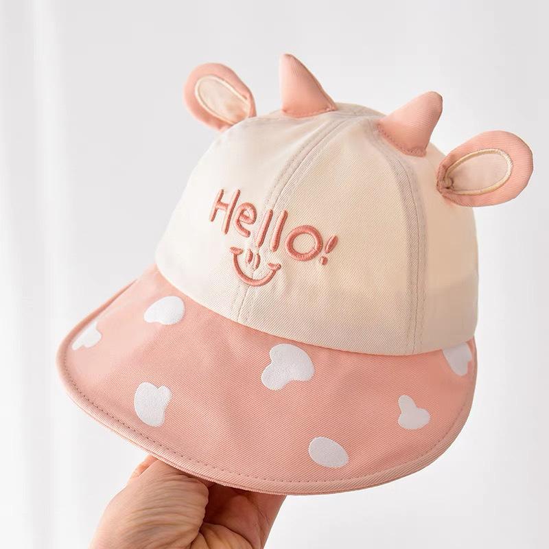 Spring Baby Sun Hat with Big Brim Cute Duckbill Fisherman Style Sun Protection for Boys And Girls