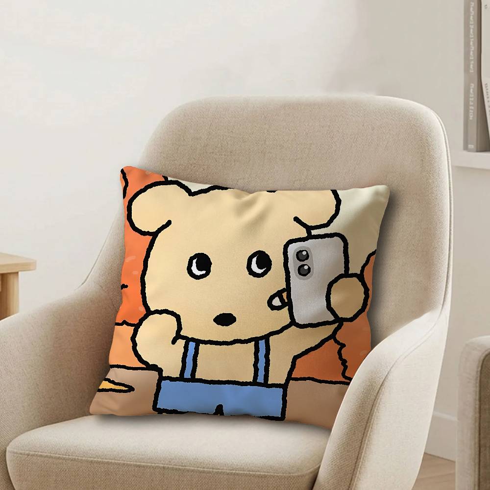 G-Ggamja Pillow Anime Pillow Sofa Bed Head Pillow Cover Cushion Cover 45x45 cm Fashion