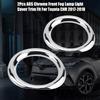 2 st ABS Krom Främre Dimljus Ljus Cover Trim Passar För Toyota CHR 2017 2018