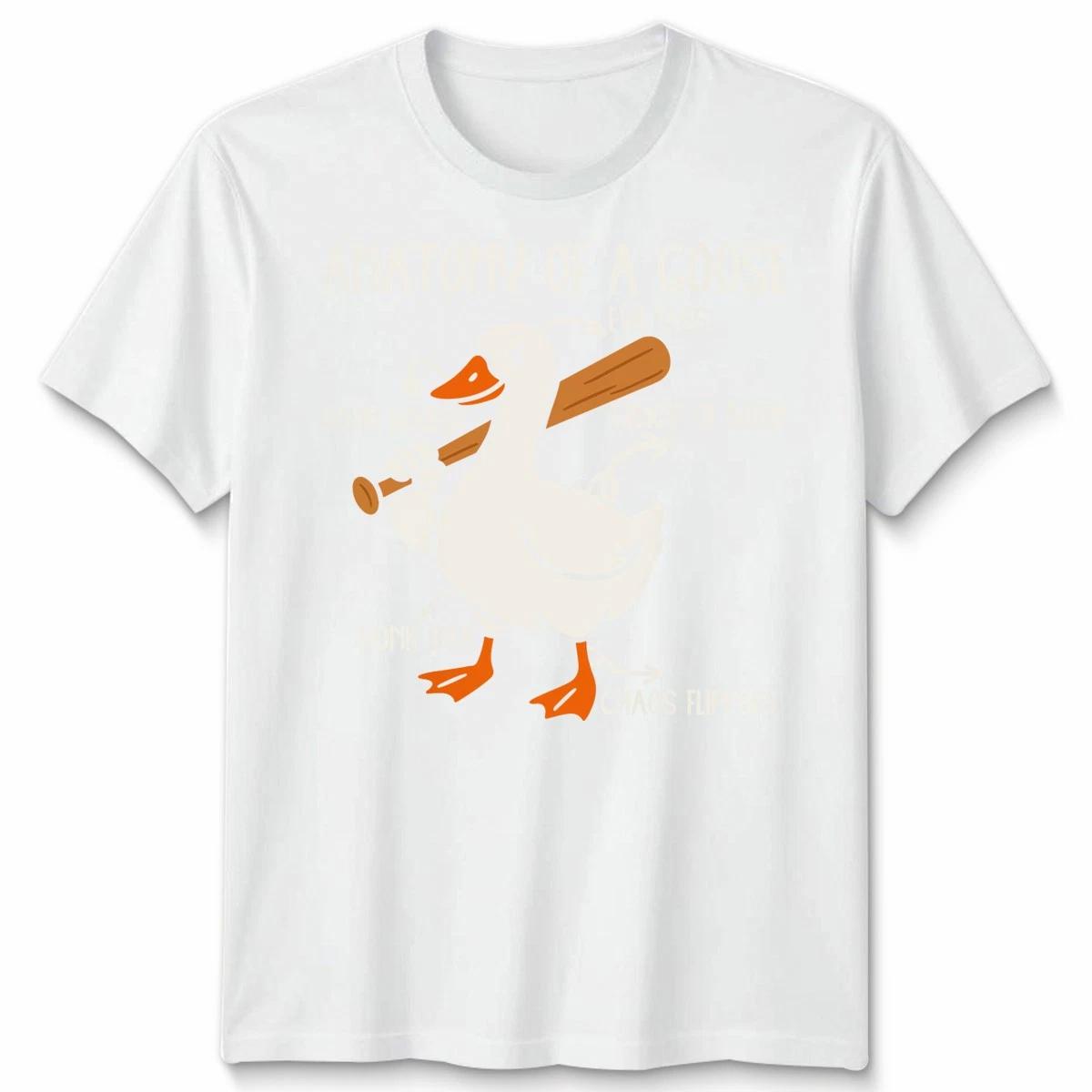 Anatomy Of A Goose Funny Duck Graphic Gaming Unisex TTshirt M