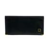 Bifold Wallet Long Wallet Card Case Leather Bifold Wallet Black Leather Used