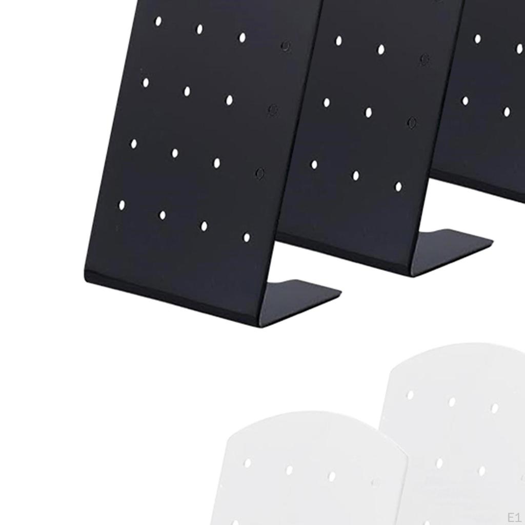 10Pcs Earring Display Stand Holder Studs Rack, Portable Jewelry for Dresser