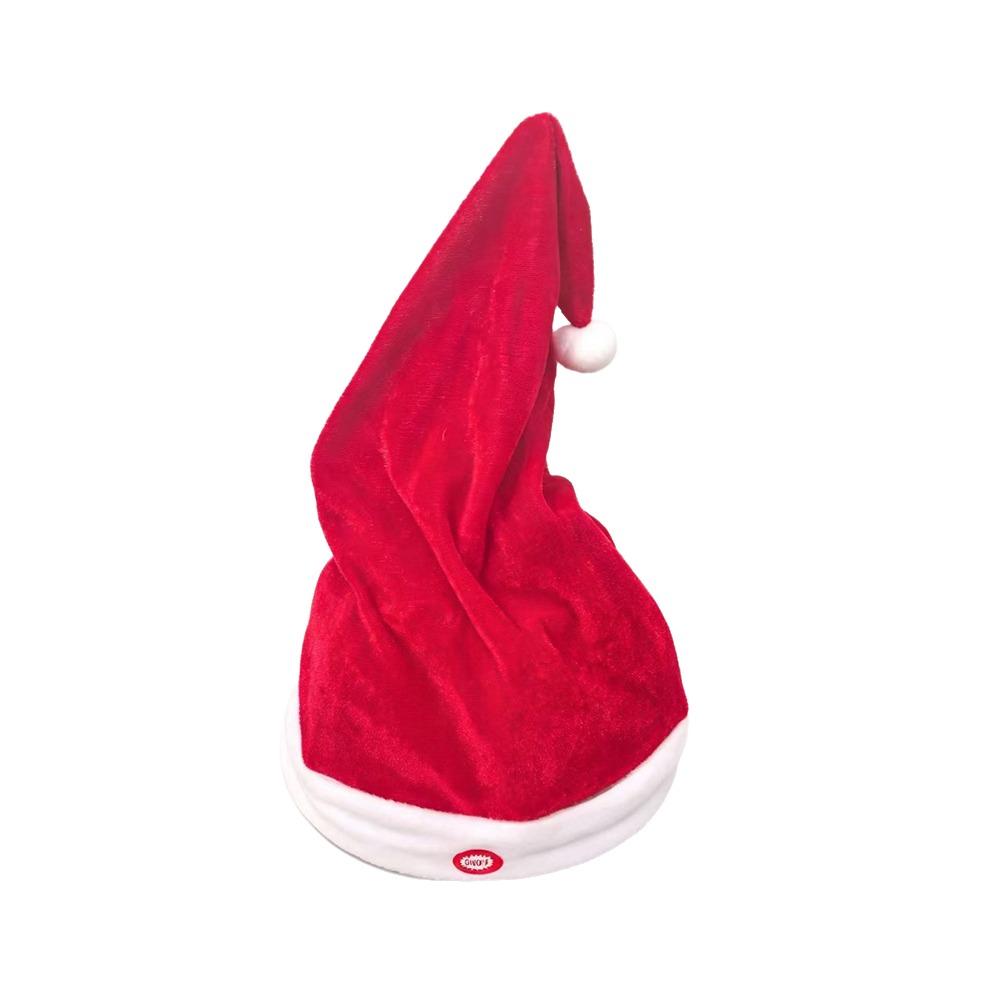 Plush Dancing Christmas Hat Moving Hat Christmas Swing Hat Electric Swing Moving Santa Hat Party