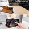 Apple AIR Flip-Cover Leather Case for iPhone 17 & Samsung, with Card Slot & Magnetic Closure