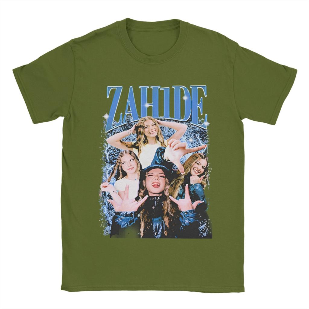 Retro Zahide Bootleg  Merch Men Women T Shirt 100% Cotton Tee Graphic Printed  T-shirt Clothes