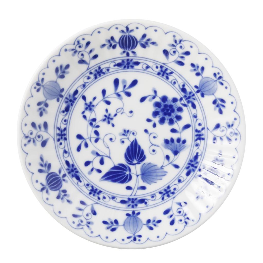 Mino ware plates and side set of approximately 17cm in microwave and dishwasher Romance Onion made in product number plates, 5, diameter, safe,