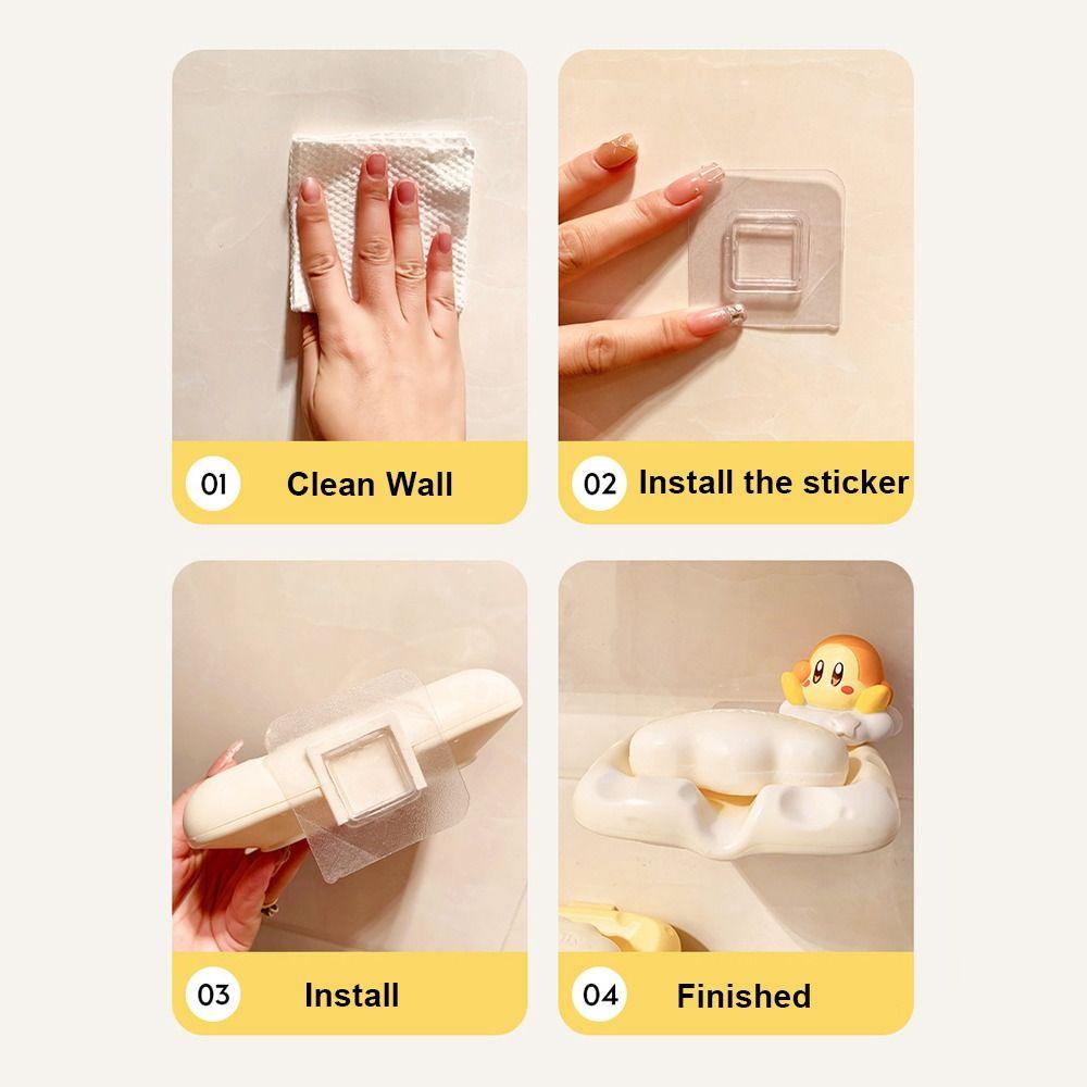 Durable ABS Cheese Soap Dish Easy To Clean Drainable Bathroom Soap Holder Cute Soap Storage Rack Home