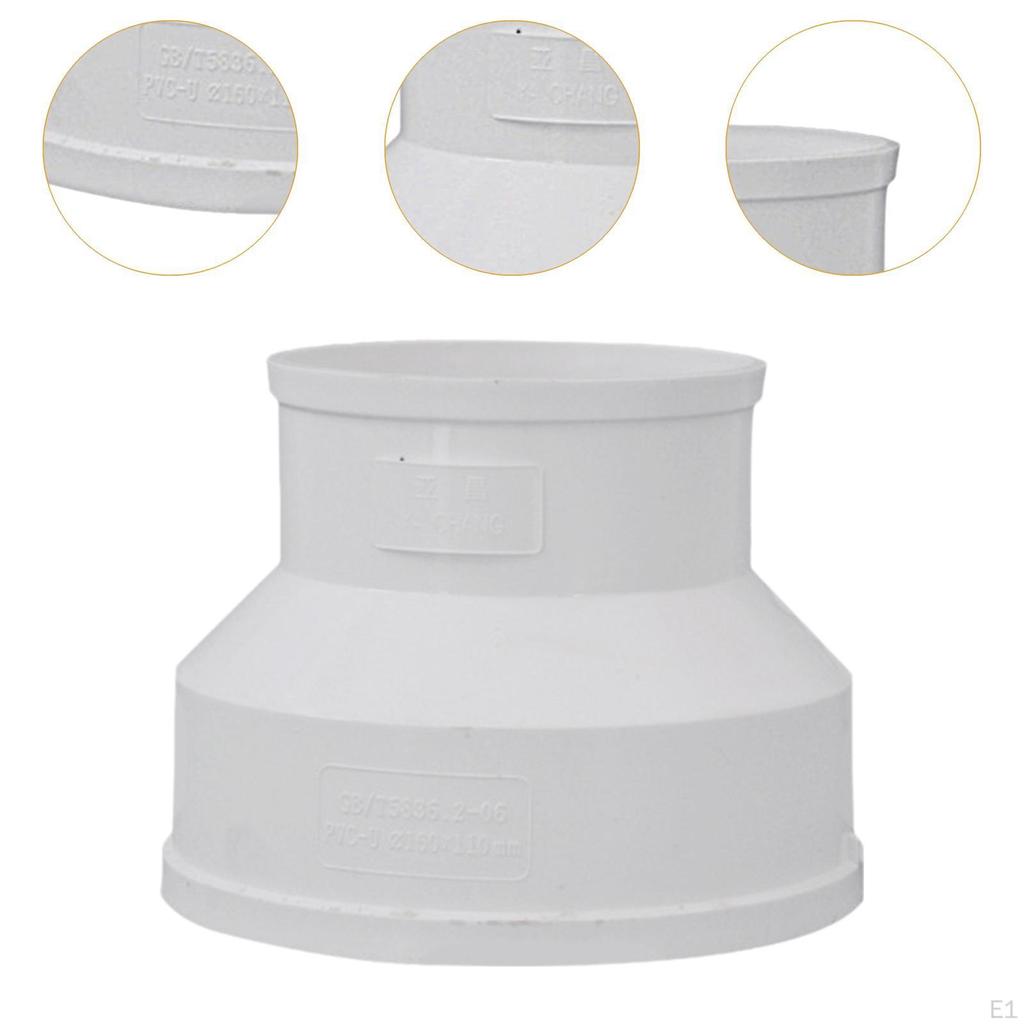 Air Duct Adapter Reducer Airflows Tube Increaser Adapter,Pipe Connector for Bathroom,Easy To