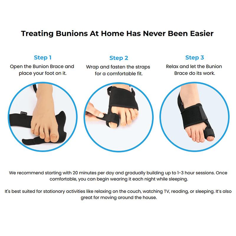 Bunion Brace For Women & Men, Bunion Corrector Big Toe Straightener For Left & Right Foot, Relief  Pain Relief